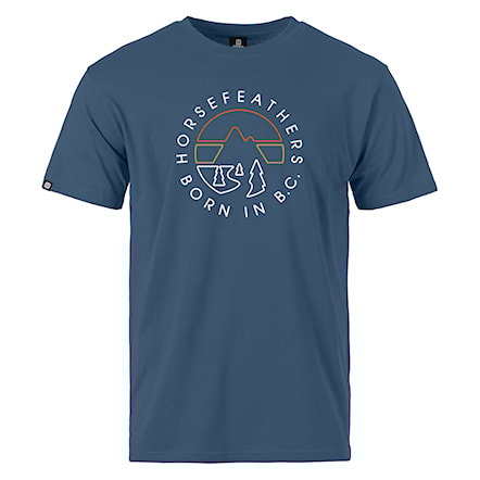 Koszulka Horsefeathers Line Circle moonlight blue 2025 - 1