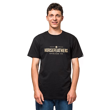 T-shirt Horsefeathers Melwill black 2019 - 1