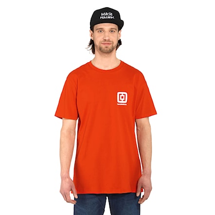 T-shirt Horsefeathers Mini Logo tomato red 2021 - 1