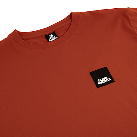 T-shirt Horsefeathers Minimalist II orange rust 2024 - 4