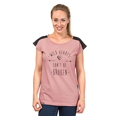 T-shirt Horsefeathers Misty silver pink 2018 - 1