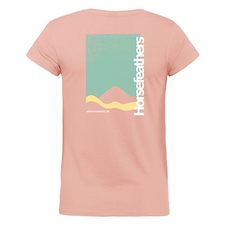 Tričko Horsefeathers Moana dusty pink 2024 - 1