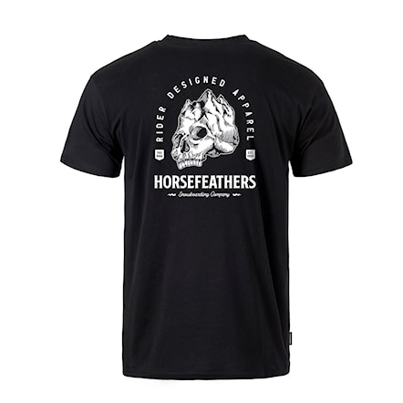 T-shirt Horsefeathers Mountain Skull black 2022 - 1