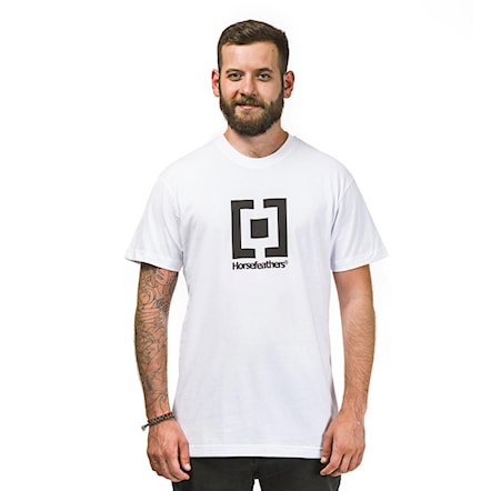 T-shirt Horsefeathers New Base white 2017 - 1