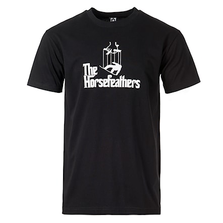 T-shirt Horsefeathers Omerta black 2020 - 1
