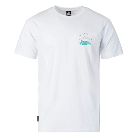 T-shirt Horsefeathers Peak Emblem white 2024 - 2