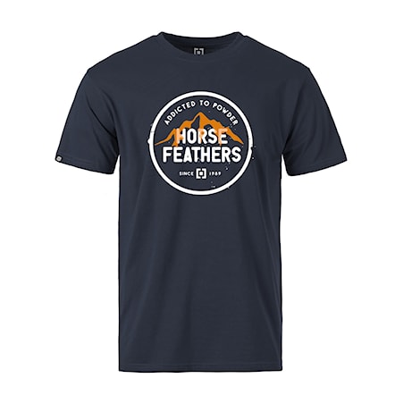 T-shirt Horsefeathers Peak Stamp midnight navy 2022 - 1