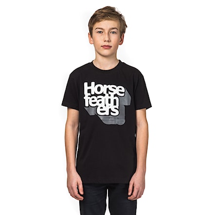 T-shirt Horsefeathers Perspective Kids black 2018 - 1