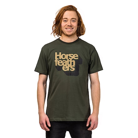 T-shirt Horsefeathers Perspective olive 2018 - 1