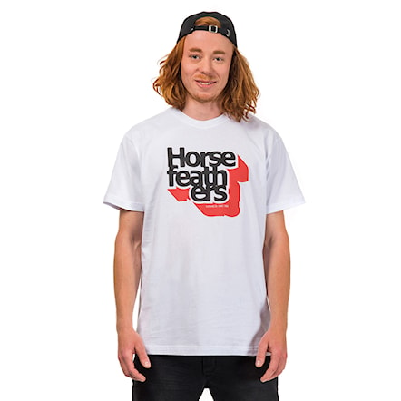 T-shirt Horsefeathers Perspective white 2018 - 1