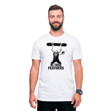T-shirt Horsefeathers Platoon white 2018 - 1