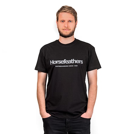 T-shirt Horsefeathers Quarter black 2019 - 1