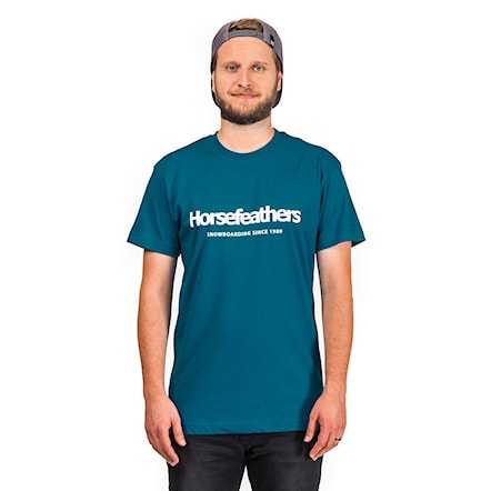 T-shirt Horsefeathers Quarter blue 2018 - 1