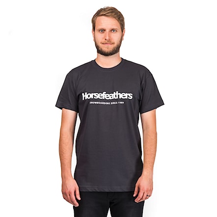 T-shirt Horsefeathers Quarter charcoal 2018 - 1