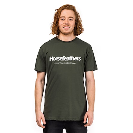 T-shirt Horsefeathers Quarter olive 2018 - 1