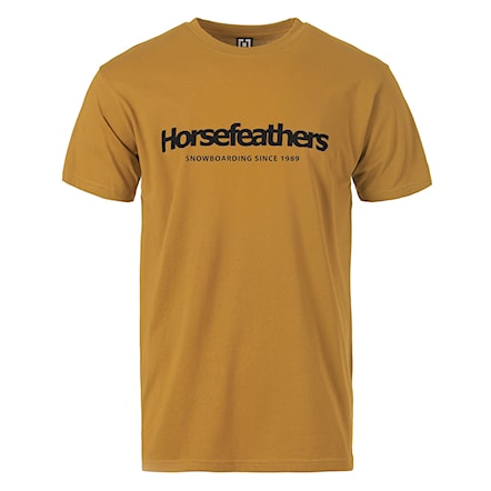 T-shirt Horsefeathers Quarter spruce yellow 2022 - 1