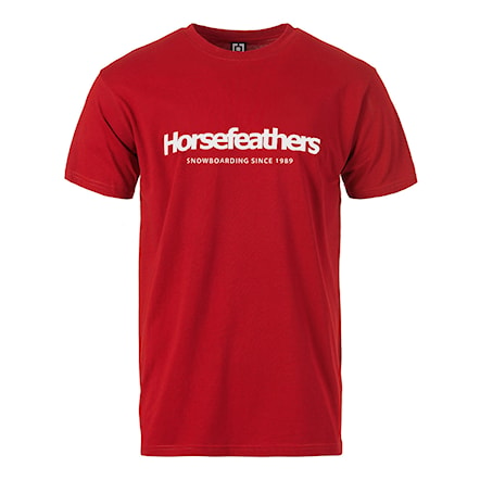 T-shirt Horsefeathers Quarter true red 2022 - 1