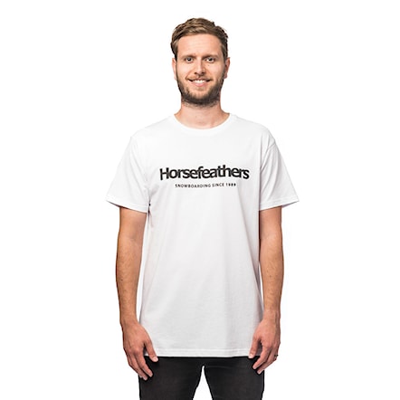 T-shirt Horsefeathers Quarter white 2020 - 1