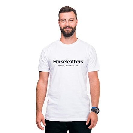 T-shirt Horsefeathers Quarter white 2019 - 1