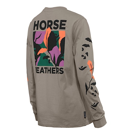 Koszulka Horsefeathers Reiko taupe 2025 - 3