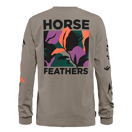 Koszulka Horsefeathers Reiko taupe 2025 - 1