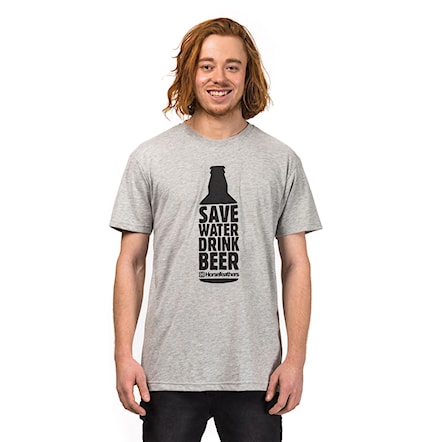 T-shirt Horsefeathers Save Water ash 2018 - 1