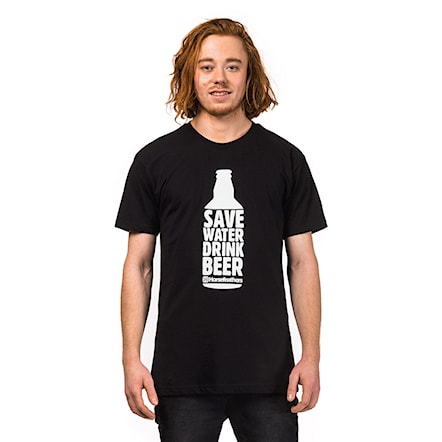 T-shirt Horsefeathers Save Water burgundy 2018 - 1