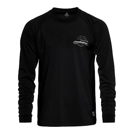 Koszulka Horsefeathers Shank LS black 2025 - 2