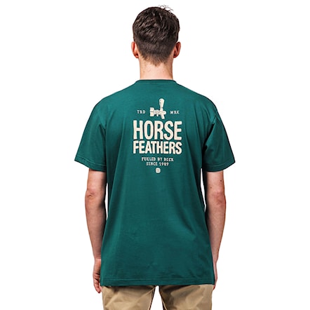 T-shirt Horsefeathers Spigot bistro green 2019 - 1