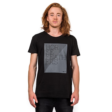 T-shirt Horsefeathers Taper black 2018 - 1