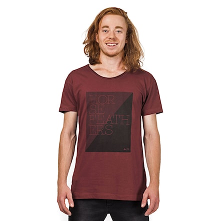 T-shirt Horsefeathers Taper ruby 2018 - 1