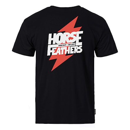 Tričko Horsefeathers Thunder II black 2024 - 1