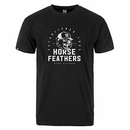 T-shirt Horsefeathers Varsity black 2022 - 1