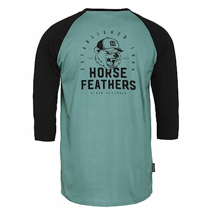 T-shirt Horsefeathers Varsity Raglan oil blue 2022 - 1