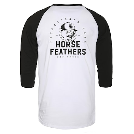 T-shirt Horsefeathers Varsity Raglan white 2022 - 1