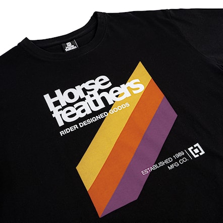 T-shirt Horsefeathers VHS black 2024 - 3