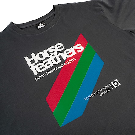 T-shirt Horsefeathers VHS gray 2024 - 3