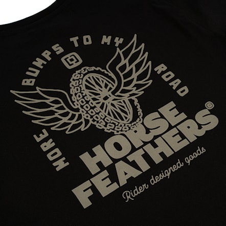 T-shirt Horsefeathers Wheel black 2024 - 3