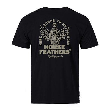 T-shirt Horsefeathers Wheel black 2024 - 1