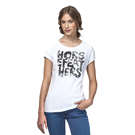 T-shirt Horsefeathers Wild Thing white 2016 - 1