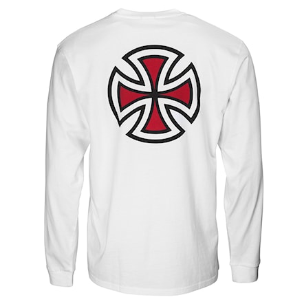 T-shirt Independent Bar Cross L/s white 2020 - 1