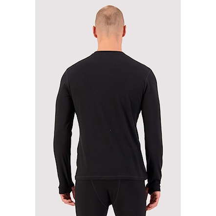 T-shirt Mons Royale Cascade Merino Flex 200 LS black 2025 - 2