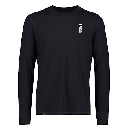 T-shirt Mons Royale Cascade Merino Flex 200 LS black 2025 - 3