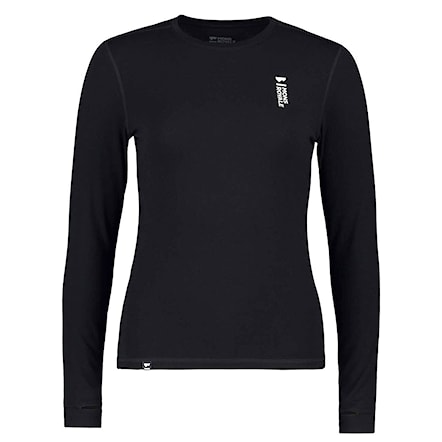 T-shirt Mons Royale Wms Cascade Merino Flex 200 LS black 2025 - 3