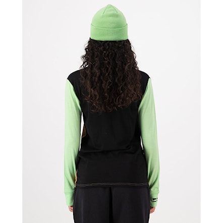 Tričko Mons Royale Wms Yotei Merino High Neck Ls matcha/toffee/black 2026 - 3