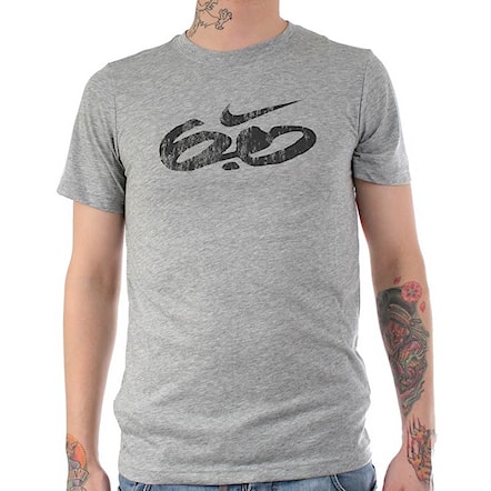 Nauwkeurig Trend Trunk bibliotheek T-Shirt Nike 6.0 Dri Blend Icon dark grey h/blk | Snowboard Zezula