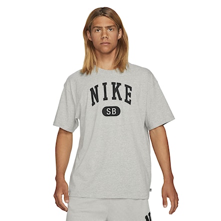 Koszulka Nike SB Collegiate dk grey heather/black 2021 - 1