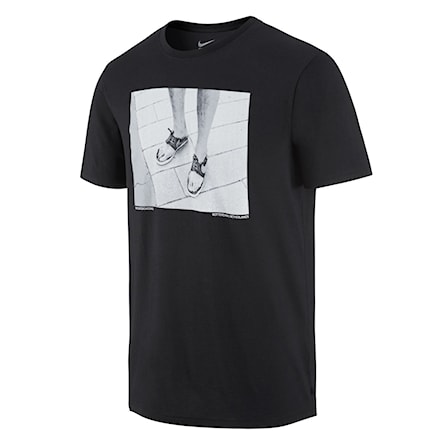 T-shirt Nike SB Dri-Fit Laydown black/white/midnight teal 2015 - 1