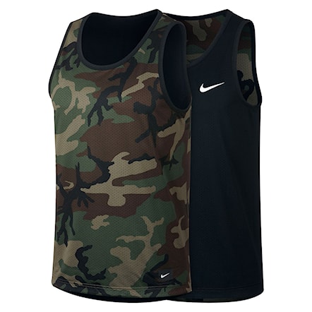 Podkoszulek Nike SB Dry black/medium olive/white 2019 - 1