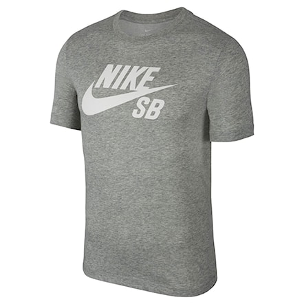 T-shirt Nike SB Dry Dfct dk grey heather/white 2019 - 1